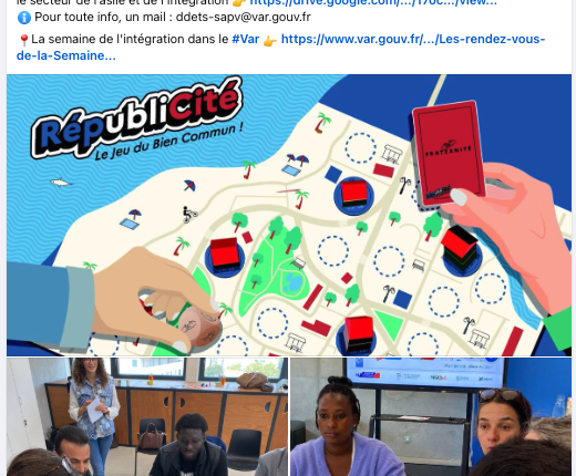 Prefet du Var jeu republicité RESINE